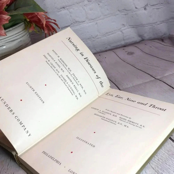 VINTAGE 1948 NURSING DISEASES OF THE EYE, EAR, NOSE AND THROAT textbook - Picture 6 of 10